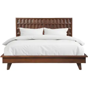 Palermo King Bed in Royal Brown