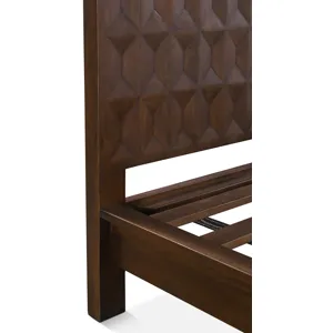 Palermo Queen Bed in Royal Brown