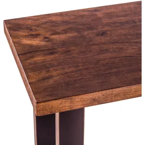 Paso Robles 70" Sofa Back Console Table in Tawny Brown