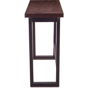 Paso Robles 70" Sofa Back Console Table in Tawny Brown