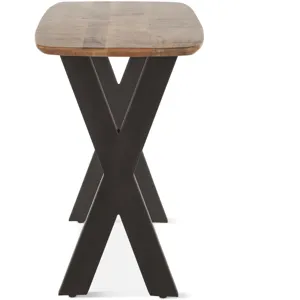 Rapallo 52" Console Table in Natural Mango Wood