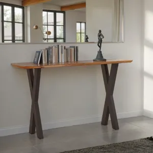 Rapallo 52" Console Table in Natural Mango Wood