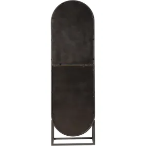 Roswell 23" Bar Cabinet in Natural Mango Wood and Iron