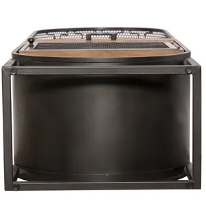 Roswell 23" Bar Cabinet in Natural Mango Wood and Iron