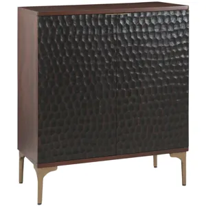 Santa Cruz 39" Bar Cabinet in Two Tone