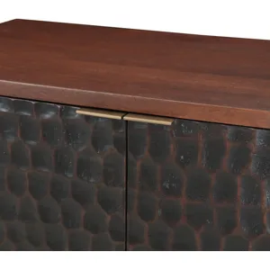 Santa Cruz 39" Bar Cabinet in Two Tone