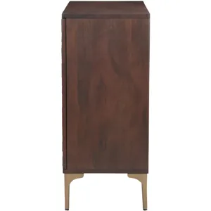 Santa Cruz 39" Bar Cabinet in Two Tone
