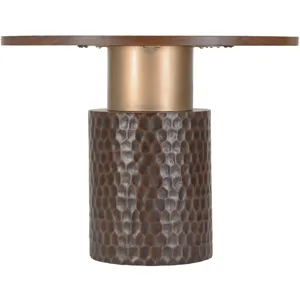 Santa Cruz 48" Round Gathering Table in Two Tone