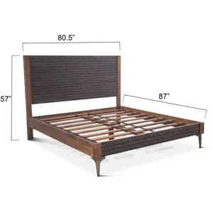 Santa Cruz King Bed in Two Tone