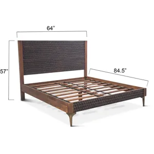 Santa Cruz Queen Bed in Two Tone