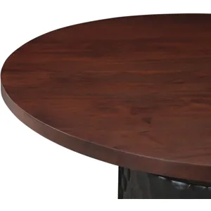 Santa Cruz 48" Round Dining Table in Two Tone