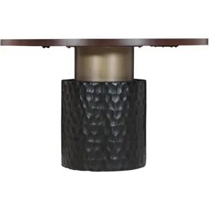 Santa Cruz 48" Round Dining Table in Two Tone