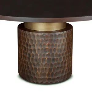 Santa Cruz 60" Round Dining Table in Two Tone