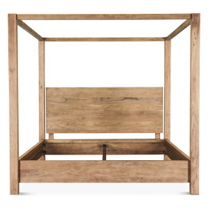 Sedona Canopy King Bed in Brushed Acacia