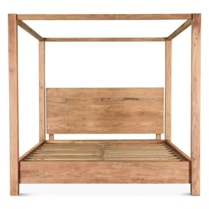 Sedona Canopy King Bed in Brushed Acacia