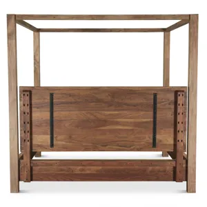 Sedona Canopy King Bed in Brushed Acacia