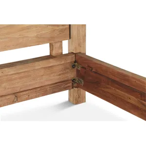 Sedona Canopy King Bed in Brushed Acacia