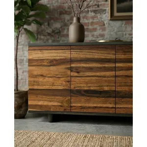 Santa Fe 72" Four Door Sideboard in Natural Saal Wood