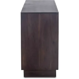 San Marino 64" Dresser in Raw Walnut and Ebony