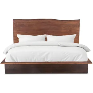 San Marino King Bed in Raw Walnut and Ebony