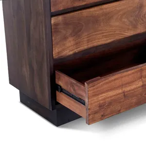 San Marino 34" Wide Tall Chest in Raw Walnut