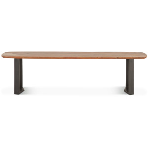 Salerno 68 Bench in Smoked Acacia