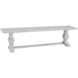 San Rafael 72" Bench in Heirloom White