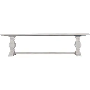 San Rafael 72" Bench in Heirloom White