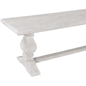 San Rafael 72" Bench in Heirloom White