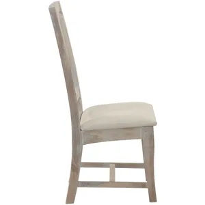 San Rafael 18" Upholstered Dining Chair in Heirloom White
