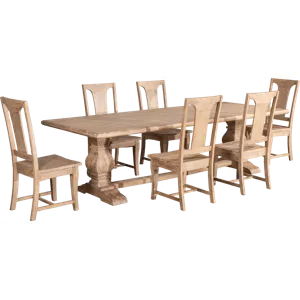 San Rafael 84" Dining Table in Antique Oak