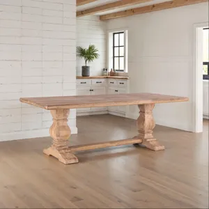 San Rafael 84" Dining Table in Antique Oak
