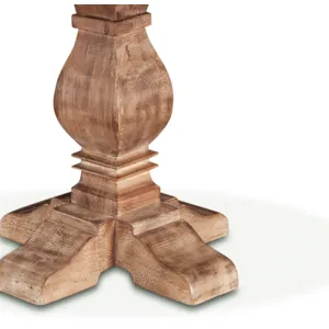 San Rafael 48" Round Gathering Table in Antique Oak