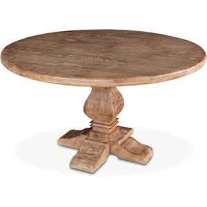 San Rafael 48" Round Dining Table in Antique Oak