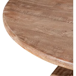 San Rafael 48" Round Dining Table in Antique Oak
