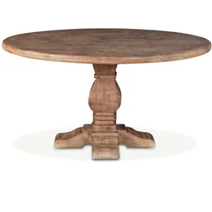 San Rafael 54" Round Dining Table in Antique Oak