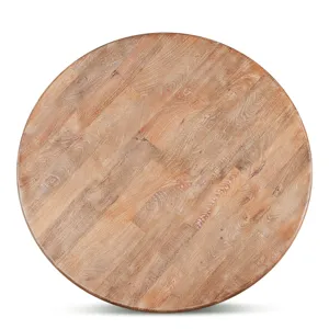 San Rafael 60" Round Dining Table in Antique Oak