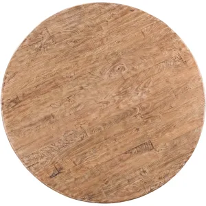 San Rafael 72" Round Dining Table in Antique Oak