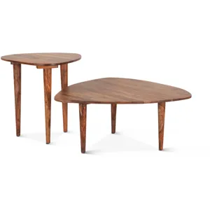 Salem 37" Coffee Table in Natural Sheesham Wood