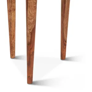 Salem 23" Side Table in Natural Sheesham Wood