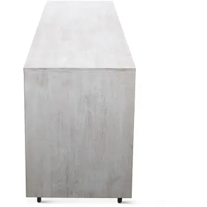 Taara 72" Sideboard with Horn and Wood Inlay on Metal Base