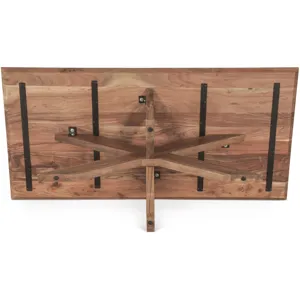 Tallinn 78" Dining Table in Weathered Acacia