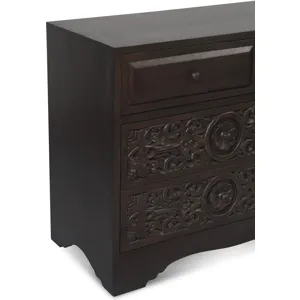 Taj 71" Dresser with Plinth Base in Vintage Brown