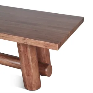 Timbers Barrel 80" Dining Table in Light Vinegar Acacia