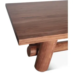 Timbers Barrel 80" Dining Table in Light Vinegar Acacia