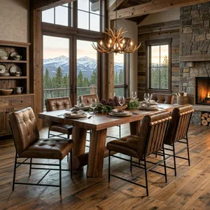 Timbers Barrel 80" Dining Table in Light Vinegar Acacia