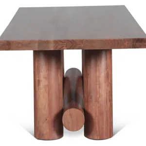 Timbers Barrel 80" Dining Table in Light Vinegar Acacia