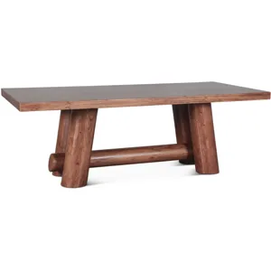 Timbers Barrel 94" Dining Table in Light Vinegar Acacia