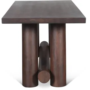 Timbers Barrel 80" Gathering Table in Vinegar Acacia