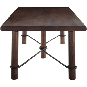 Timbers Lincoln 88" Dining Table in Vinegar Acacia